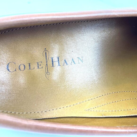 Cole Haan Mens Air Slip On Venetian Loafers Brown Leather 11.5 Shoe C08093 - Picture 7 of 13